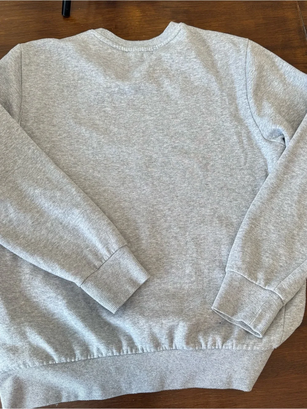 True Religion Mens Classic Gray Sweatshirt Black Logo Size Medium